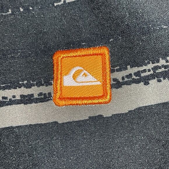 Quiksilver Board Shorts Surf Swim Trunks Men's 38 Yellow Grey Vintage 2014 Beach - Picture 6 of 16